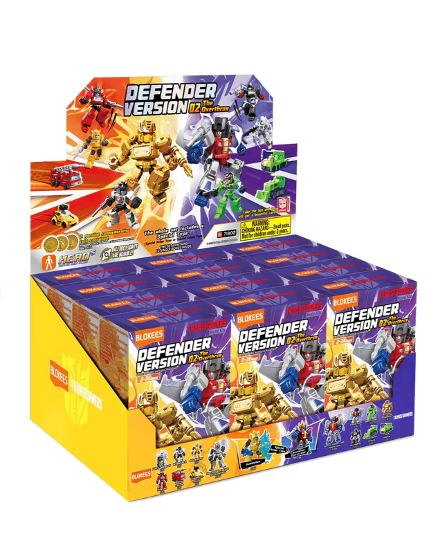 Transformers Blokees Defender Versión 02 The Overthrow Caja Set (Pre Venta)