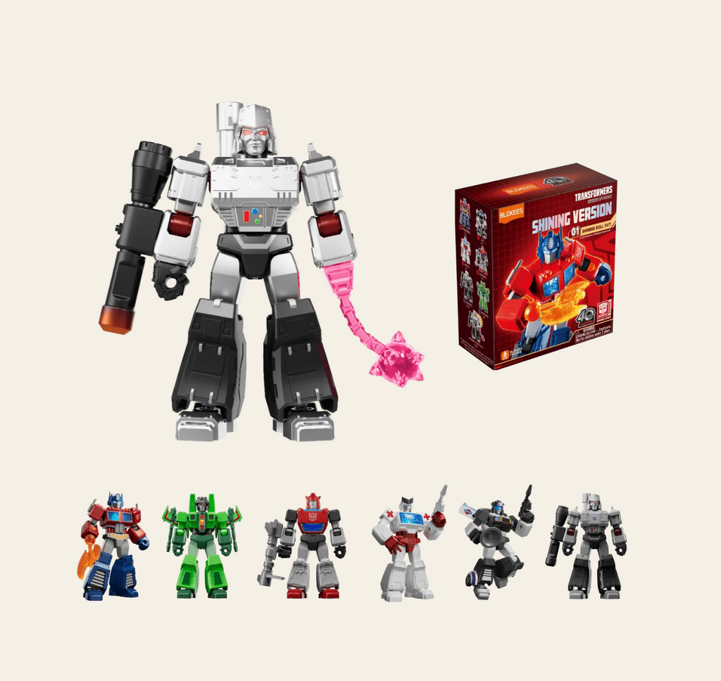 Transformers Blokees Versión Brillante 01 Shining Roll Out - Caja Set