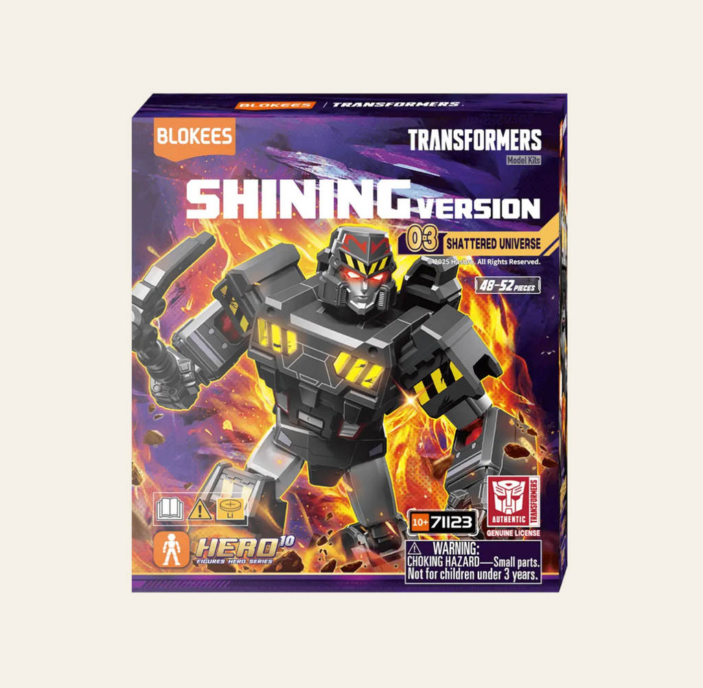 Transformers Blokees Versión Brillante 03 Universo Destrozado