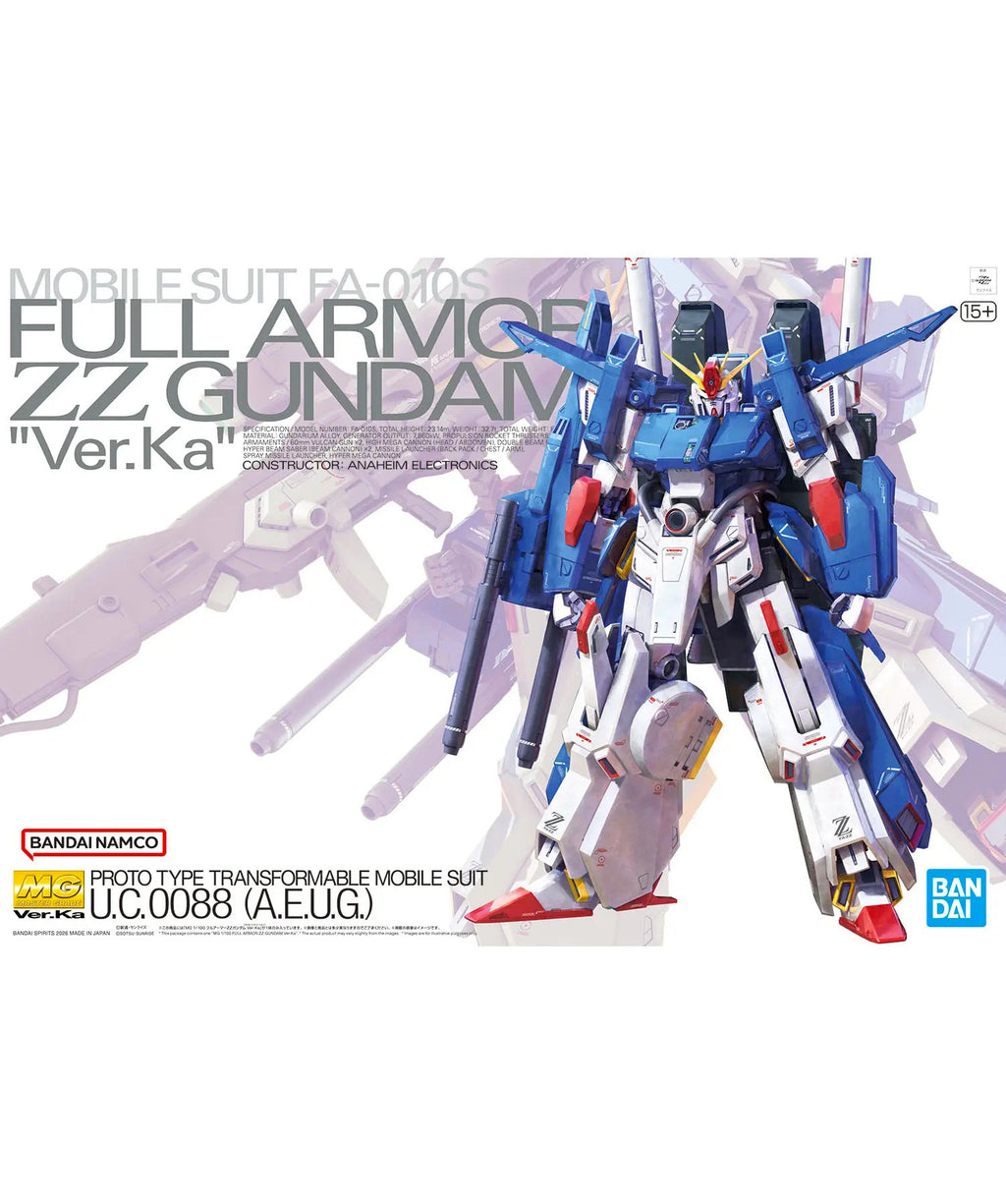 MG Full Armor ZZ Gundam Ver. Ka (Pre Venta)