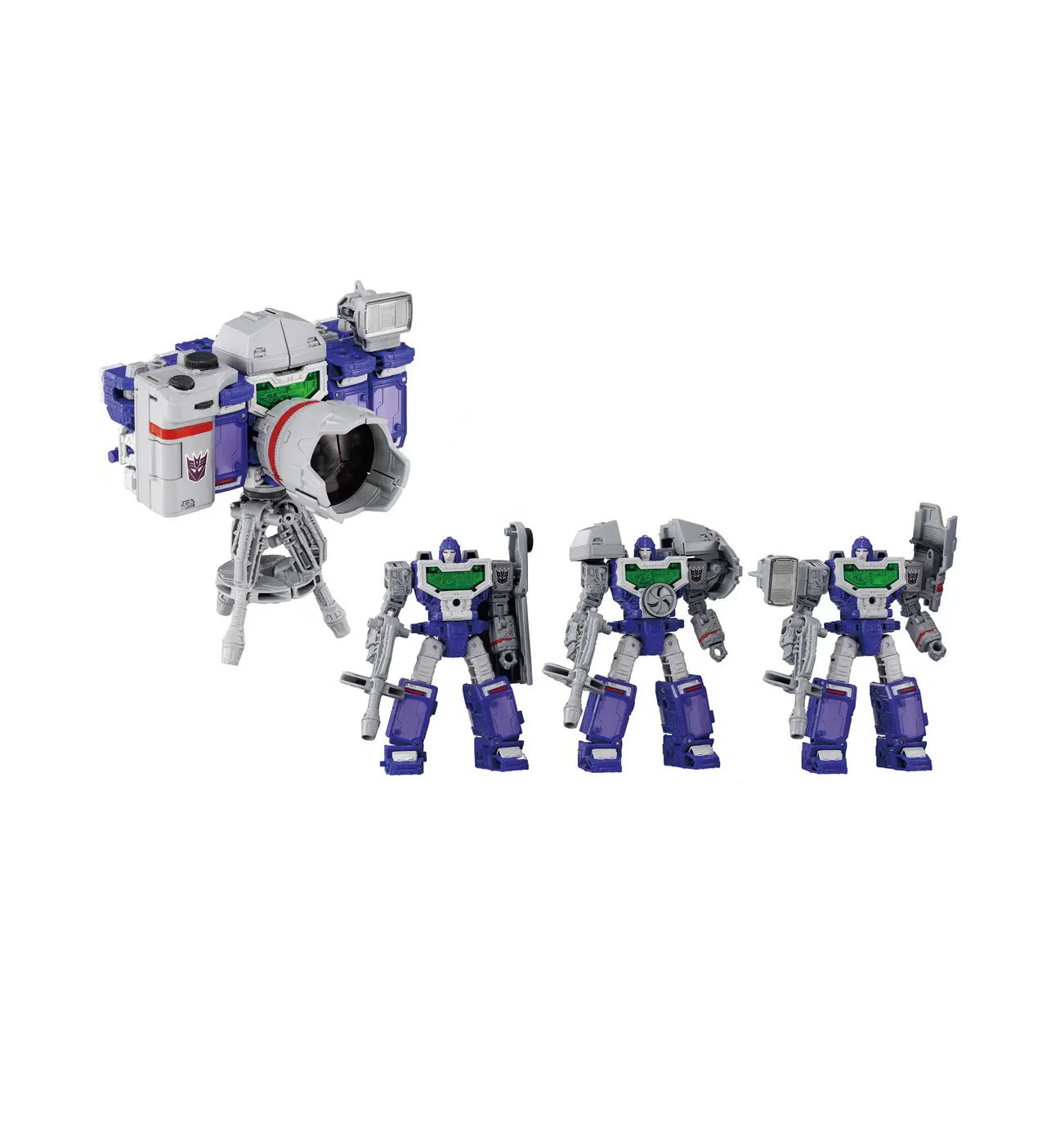 Transformers Dramatic Capture Series Decepticons Part 1 (Pre Venta)