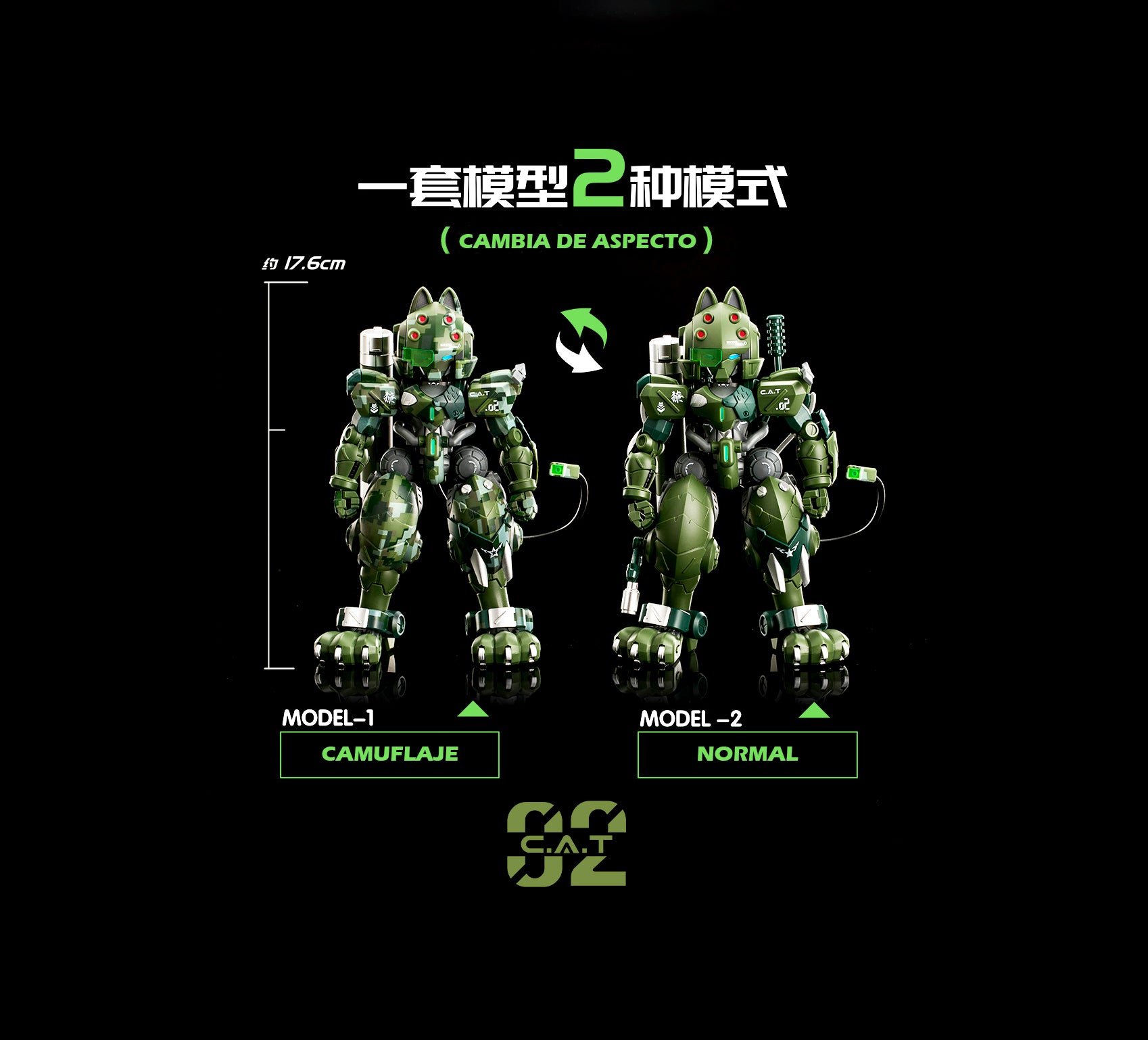 Armored Walker Ryo Jungle Ver. Camuflaje