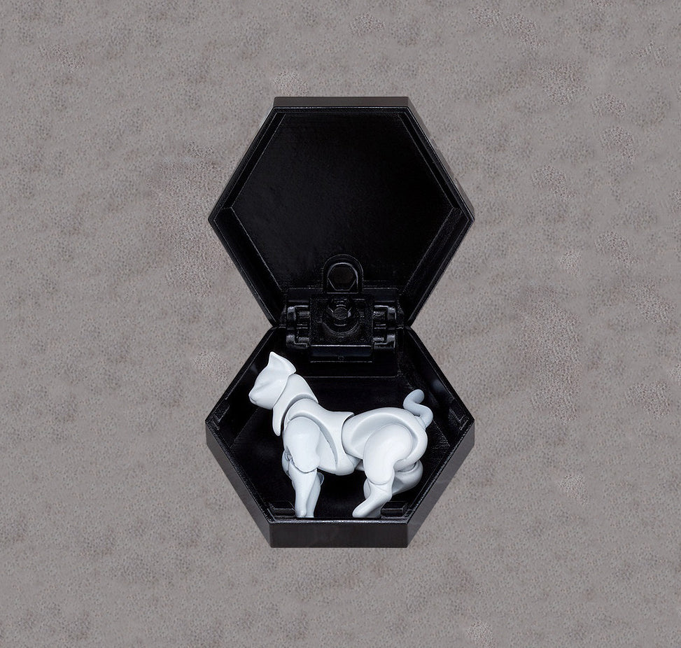 Gato Chitocerium en blanco o negro (unidad)