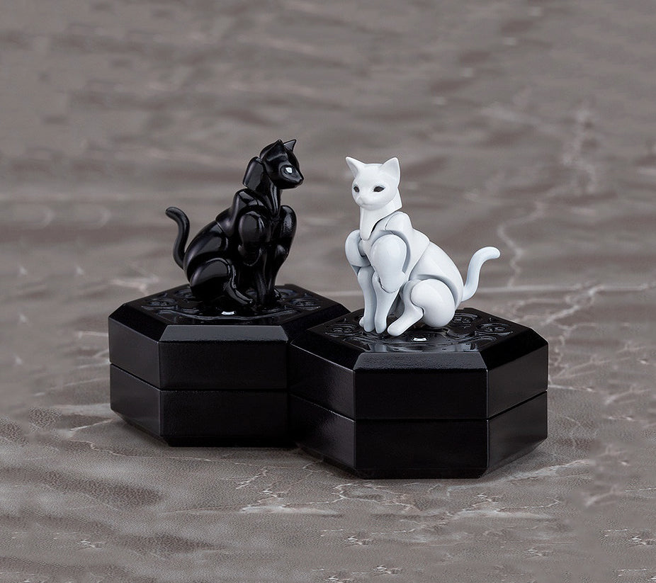 Gato Chitocerium en blanco o negro (unidad)